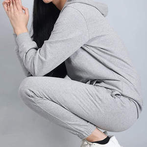 Ensemble de survêtement unisexe en molleton 100 % coton avec impression personnalisée pour femme, coupe ample, idéal pour le sport, la gym et le fitness - Product Image 4