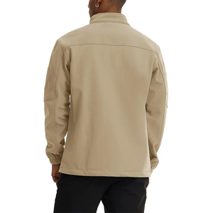 Private <b>Label</b> Hiking Clothing Breathable Outdoor Performance Workwear Coat Cheap Price Waterproof Khaki Softshell Jacket Seller - Product Image 2