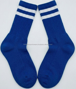 Chaussettes de sport montantes pour femme de haute qualité, orange, à imprimé numérique uni, en Spandex/Polyester et coton, respirantes, avec revers antidérapant - Product Image 3