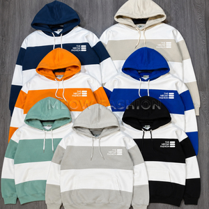 เสื้อสเวตเชิ้ตผู้ชายไซส์ใหญ่ ผ้าฝ้ายอย่างดี สไตล์ลำลอง คอฮู้ดพองแบบสั่งทำพิเศษ มีเชือกผูกเอว สตรีทแวร์ ไซส์พลัส - Product Image 4