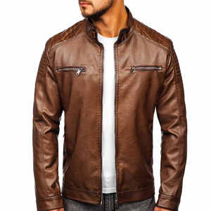 Vêtements de sport GloryShine, veste d'hiver unisexe en cuir véritable, coupe-vent, respirante, écologique, vestes et manteaux tendance - Product Image 3