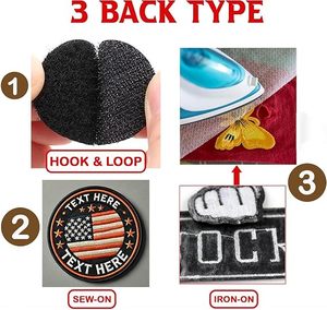 Patchs en tissu brodés thermocollants avec des motifs d'alien, de kangourou et de logo pour la personnalisation des vêtements, avec découpe laser. - Product Image 5