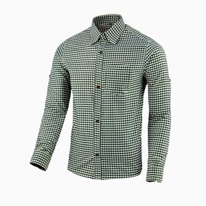 Camisa Tradicional Bávara Gris para Hombre, Estilo Oktoberfest, de Algodón, Tallas S a 4XL - Product Image 1