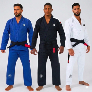 BJJ GI GI Jitsu bjitsu เครื่องแบบศิลปะการต่อสู้ตามสั่งชุดต่อสู้ที่ทนทานชุดฝึกซ้อมชุดต่อสู้น้ำหนักเบา - Product Image 3