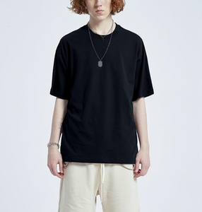 Wholesale OEM Men's Oversized T-Shirts Fashion Loose Fit Crewneck Tshirt Streetwear Heavyweight Short Sleeve Gym Workout Tops - Product Image 1