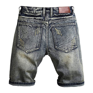 Breathable <b>Men</b> <b>Jean</b> From Pakistan Denim Short <b>Men</b> <b>Jeans</b> Short Low Moq Good Quality New Design <b>Men</b> <b>Jeans</b> Short Cheap Price - Product Image 2