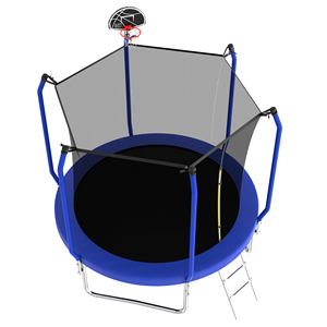 Trampolino da Esterno 10FT con Canestro da Basket, Approvato ASTM, Tipo Rinforzato con Rete di Sicurezza per Giochi di Salto - Product Image 4