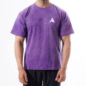 Servicio OEM, Camisetas Personalizadas con Lavado Ácido, 100% Algodón, Ligeras, Ecológicas, Transpirables, Venta al Por Mayor para Hombre - Product Image 6