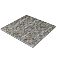 Carrelage en mosaïque de parquet céramique durable pour la décoration murale de salle de bain, carrelage mural intérieur imperméable, fournisseur en gros