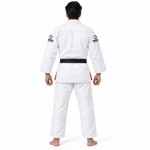 Conjunto de Gi Ligero Preencogido con Tejido Dorado para Jiu Jitsu Brasileño Aprobado por la IBJJF, Chaqueta de Entrenamiento Transpirable y Pantalones Ripstop, Conjunto Deportivo - Product Image 1