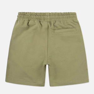Pantalones Cortos Bermuda de Algodón Verde Oliva para Hombre, Cintura con Cordón, Bolsillos, Transpirables, Tejido de Punto, Corte Medio - Product Image 2