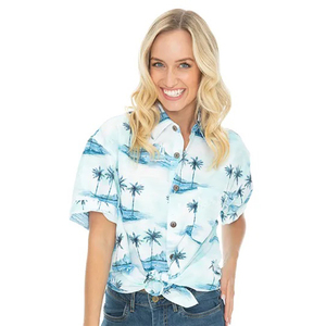 Camisas de Playa y Campamento para Hombre, con Botones, Estampado Completo Personalizado con Logotipo, a la Moda, para Vacaciones, Suaves y Duraderas, Gran Venta 2026 - Product Image 1