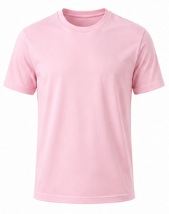 T-shirt Homme Col Rond 100% Coton Manches Courtes Uni Été Décontracté Vêtement Basique Écologique 180 Grammes Prix Attrayant – Grande Vente - Product Image 1