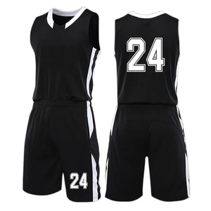Ensemble de maillot et short de basket-ball pour hommes, tissu léger et respirant, taille élastique, adapté à l'entraînement et aux tournois - Product Image 3