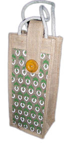 Porta Botellas de Yute Resistente y Sostenible para Viajes, Escuela, Oficina y Uso al Aire Libre - Product Image 5