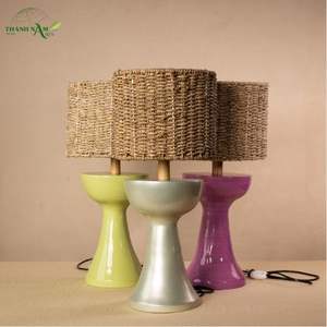 Lámpara de Mesa Moderna Minimalista Hecha a Mano con Bambú Natural Ecológico - Ligera y Fácil de Instalar - Product Image 6