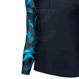 Factory Direct Price <b>Men</b> Rash Guards Spandex/Polyester Quick Dry Elastic Waistband Comfortable <b>Compression</b> Top for Adult - Product Image 4