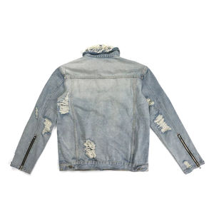 Reinforced Utility Denim <b>Jacket</b> | Men's Multi-Pocket Workwear Style Jean Coat - Product Image 2