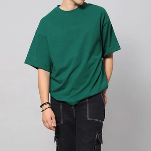 Camiseta Casual de Verano de Primera Calidad para Hombre, Color Sólido, Impresión Puff, Logotipo Personalizado en la Parte Delantera, Tu Propia Elección, 100% Algodón Transpirable - Product Image 6