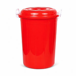 50L High Quality Single Color <b>Plastic</b> Storage <b>Drum</b> Durable Container Barrel for Liquid Chemical Food and Industrial Applications - Product Image 3