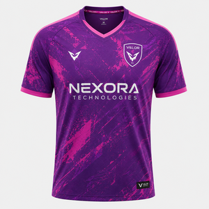 Camiseta de Fútbol para Hombre Valor, Manga Corta, Cuello en V, Estampado Sublimado, Poliéster que Absorbe la Humedad, Ajuste Atlético, para Todas las Temporadas - Product Image 2