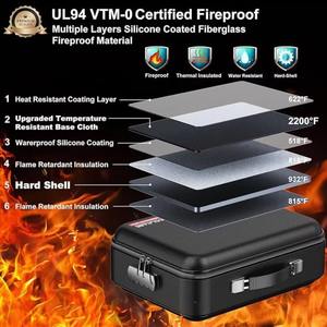 Agente de Logística para Dropshipping en Shopify, Organizador de Archivos Ignífugo 2026 con Cerradura, Caja Rígida, Estuche Impermeable para Documentos - Product Image 4