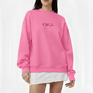 Sweat-shirt en molleton tricoté à manches longues pour femme, col montant oversize, pull d'hiver décontracté, coupe ample, respirant, séchage rapide, devant - Product Image 6