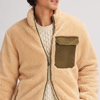Nouveautés : Vestes polaires pour hommes grandes tailles, col montant personnalisé, respirantes, coupe-vent, vêtements d'hiver, prix de gros avantageux