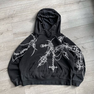 Sudadera con Capucha Estampada Estilo Urbano |   Sudadera con Serigrafía Personalizada |   Sudadera con Capucha de Moda Premium OEM - Product Image 1