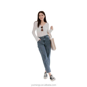 Jeans Boyfriend de Alta Calidad, Súper Elásticos, Estilo Casual Hip Hop, Transpirables para Verano, Pantalones de Mezclilla para Mujer - Product Image 5