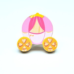 Handmade Modern Pine Wood Princess Carriage Drawer <b>Knobs</b> <b>Cabinet</b> Handles Durable Easy Installation Kids Multicolor Handles - Product Image 1