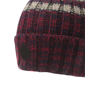 Bonnet d'hiver en tricot avec pompon, mélange de laine doux et chaud, unisexe, vente en gros, logo personnalisé - Product Image 6