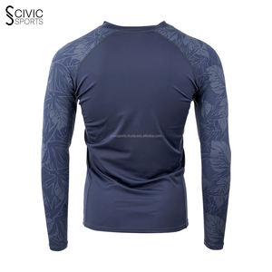 Imprimé Bjj Rash Guard Sublimé Rash Guard Fabricant Concevez votre propre Rash Guard Tissu Spandex Rashguards - Product Image 3