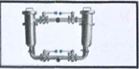 Filtre duplex SS 304L (type pipe-in-pipe) en acier inoxydable poli, raccord de tuyauterie haute pression, filtre de tuyauterie duplex en pouces - Product Image 3