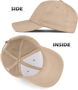 Gorra de Béisbol Unisex de 6 Paneles, Color Sólido, Ajustable, de Lona de Algodón, Estilo Casual, para las Cuatro Estaciones, Negro, Caqui, Verde Oliva - Product Image 4