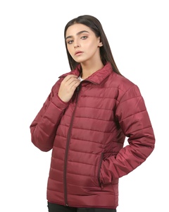 women puffer <b>jacket</b> hooded padded winter coat lightweight design womens puffer <b>jacket</b> <b>short</b> quilted insulated warm winter wear - Product Image 3