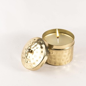 Contemporary design cast aluminum Rose gold coated pineapple candle <b>jar</b> luxury decorative scented candle offer customization - Product Image 4