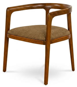 Modern Solid Wood Contemporary <b>Dining</b> Chair with Upholstered Seat <b>Armchair</b> for Living Room Restaurant Hotel Furniture Design - Product Image 2