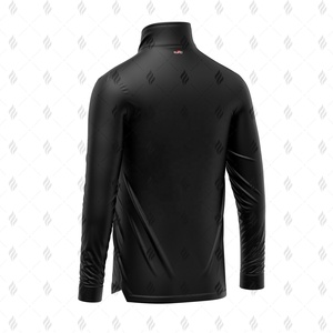 Nouvel Arrivage – Chemise Polaire Décontractée à Demi-Zip, Coupe Classique, Imprimée sur Mesure, Respirante, en Tissu Tricoté Polyester Teint Uni pour l'Hiver - Product Image 5