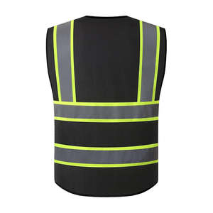Vêtement de travail réfléchissant haute visibilité en polyester, gilet de sécurité pour une sécurité accrue sur le chantier, vêtements de travail, gilet de sécurité - Product Image 5