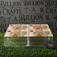 Boîte cadeau en acrylique faite à la main pour dattes, fruits secs, bonbons, chocolats, desserts, noix, Ramadan, Eid Mubarak, conteneur de rangement pour cadeaux