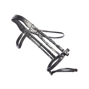 Brida de equitación de cuero y nailon de alta calidad al por mayor OEM, fabricada en Pakistán para caballos - Product Image 3