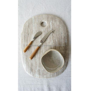 เขียงหินอ่อนที่ใช้งานได้ยาวนานเหมาะสำหรับการสับความต้องการในการสับในชีวิตประจำวันที่ให้ความแข็งแรงและทนทานต่อพื้นผิวเรียบ - Product Image 6