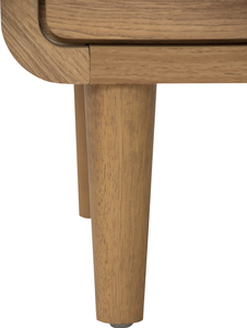 Natural Malaysian Oak LOME Side <b>Table</b> for Living Room Decor and Solid Wood <b>Bedside</b> <b>Table</b> for <b>High</b>-End Home Office Storage - Product Image 6