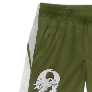 Pantalones Cortos de Lacrosse Sublimados Unisex en Verde Oliva y Blanco, Ligeros, de Poliéster Reversible, Uniforme Deportivo para Equipos, Ropa de Entrenamiento - Product Image 5
