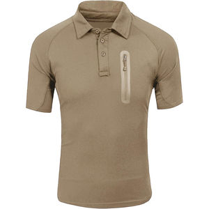 เสื้อยืดสไตล์ลำลองสำหรับผู้ชายแบบมีซิป ดีไซน์กระเป๋าหลายช่อง เหมาะสำหรับกิจกรรมกลางแจ้งในฤดูหนาว เช่น เดินป่า ตั้งแคมป์ - Product Image 2