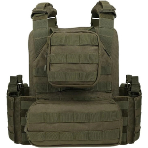 เสื้อกั๊กยุทธวิธีสำหรับผู้ผลิต ปรับแต่งได้ ผลิตจากผ้าคอร์ดูร่า ไนลอน โพลีเอสเตอร์ หัวเข็มขัดที่แข็งแรงทนทาน อุปกรณ์เสริมสำหรับกิจกรรมกลางแจ้ง - Product Image 2