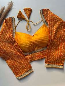 Blusa de Diseñador de Manga Larga en Algodón y Seda, Confeccionada y Completamente Cosida - Product Image 1