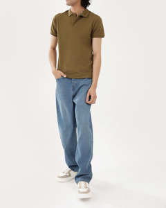 Polo pour hommes de couleur unie en gros – Personnalisable, respirant, en coton anti-boulochage, haute qualité, grandes tailles, tricoté uni - Product Image 6
