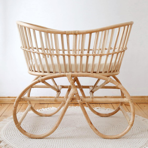 Cuna de bebé en venta, cuna de ratán, camas para recién nacidos, cunas de gran calidad para niños pequeños. - Product Image 4